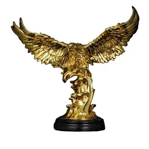 高品质耐用使用各种鹰树脂动物雕塑