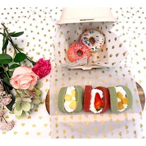 Wholesale Food Grade Eco Friendly <b>Wax</b> Coated Single Side Greaseproof <b>Paper</b> Customizable Packaging for Cake Sandwich Pizza Snack - Product Image 6