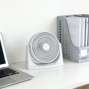<span class=keywords><strong>Ventilateur</strong></span> de bureau électrique domestique professionnel OEM ODM, 8 pouces, format compact, 3 vitesses, vent puissant, silencieux, stable, cordon d'alimentation visible. - Product Image 5
