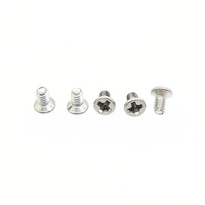 304 Stainless Steel M2 <b>Flat</b> Head Machine <b>Screws</b> Class 8.8 Metric Standard Thread Plain Finish Electronics Fixing <b>Screws</b> - Product Image 3