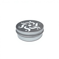 Boîte en aluminium fileté universelle de 60 g - Boîte à thé - Emballage d'aromathérapie - Boîte en aluminium creuse