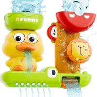 Jouet de bain amusant pour bébé, canard cascadeur à ventouse, jouet de baignoire pour tout-petits