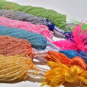 Noël Offre Spéciale 2 mm Or Cheveux Wafer Visage Perles Fabriqué en Vrac Naturel Visage Bijoux <span class=keywords><strong>Pierre</strong></span> à Bon Prix - Product Image 4