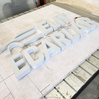Enseigne lumineuse 3D personnalisée à lettres en relief, lettres de logo en acrylique éclairées par LED pour enseigne publicitaire murale de société automobile