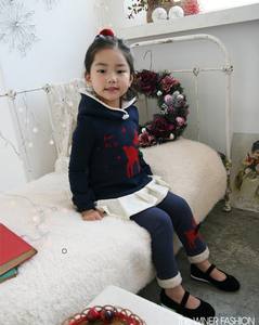 Vestido Informal de Manga Larga con Capucha para Niñas Pequeñas, Ropa Infantil al por Mayor en Línea, de Fábrica China - Product Image 3