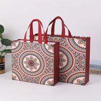 Sacs fourre-tout écologiques légers et durables en tissu non tissé, sacs cadeaux réutilisables, sacs cadeaux élégants