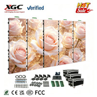 Écran LED commercial de location P3.91 500x500mm 500x1000mm 3840Hz IP65 pour séminaires et conférences éducatives