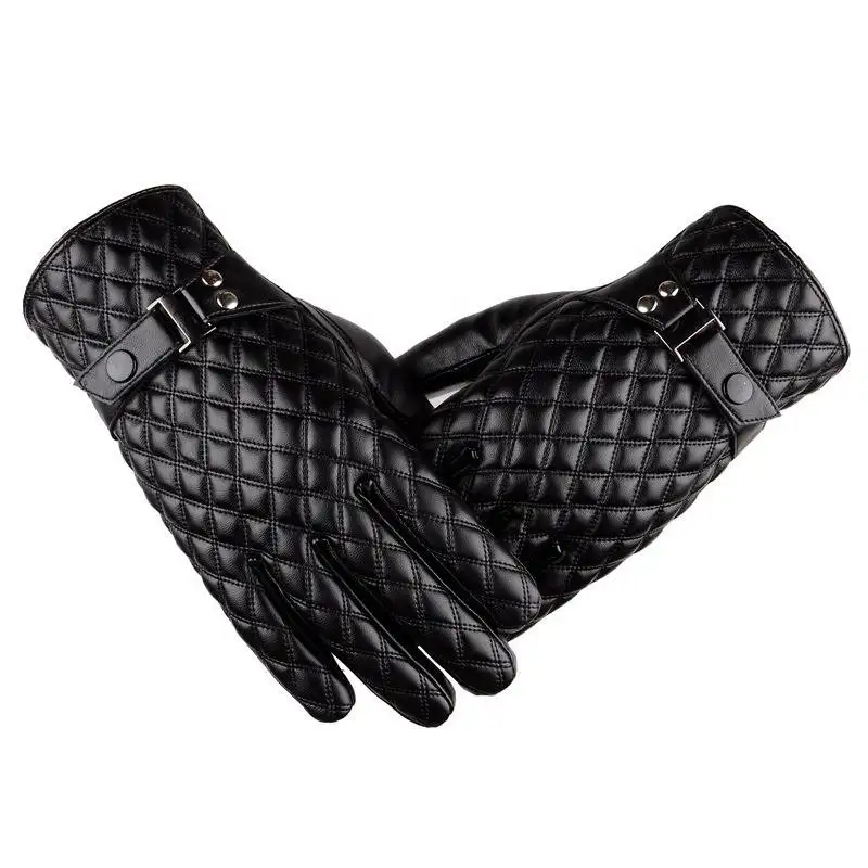 Мужские зимние теплые кожаные перчатки, дешевые кожаные перчатки для вождения, модные перчатки на заказ, лучшее качество