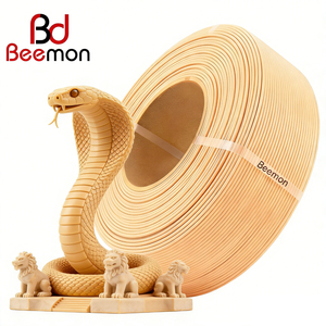 เส้นพลาสติกสำหรับพิมพ์ 3 มิติ BEEMON PLA ขนาด 1.75 มม. น้ำหนัก 1 กก. บรรจุภัณฑ์สุญญากาศ ป้องกันการอุดตัน ป้อนเส้นพลาสติกได้อย่างเสถียร เหมาะสำหรับเครื่องพิมพ์ 3 มิติแบบตั้งโต๊ะสำหรับงานอดิเรก - Product Image 1