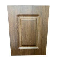 Película de PVC impermeable, diseño de madera de alto brillo, película de laminación decorativa, máquina de prensa de membrana, papel tapiz de Pvc de grano de madera