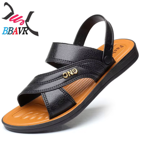 Nuevas Sandalias de Playa Casuales para Hombre, Antideslizantes, Impermeables, con Suela Resistente al Desgaste, Sandalias y Chanclas de Doble Uso para Hombre - Product Image 1