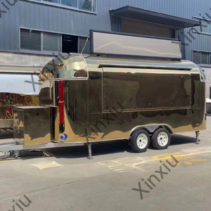 Tienda Helado Remolque Café <span class=keywords><strong>Van</strong></span> Camión de comida móvil <span class=keywords><strong>Camper</strong></span> <span class=keywords><strong>Van</strong></span> con parrilla de barbacoa para la venta - Product Image 3