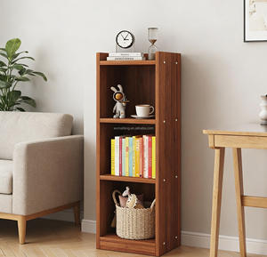 Estantería de Madera Delgada de Una Sola Columna y Múltiples Niveles en Oferta, para Hogar, Hotel, Escuela, Hospital, Sala de Estar, Taller, Apartamento - Product Image 5