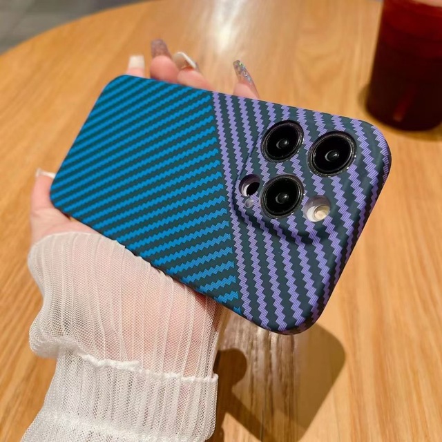 For Iphone PC Case Wholesale Factory Carbon Fiber Phone Case for iPhone 15 14 13 12 11 Xs
