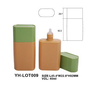 ขวดพลาสติก PP/PE ขนาด 40 มล. สำหรับรองพื้น คอนซีลเลอร์ ครีมกันแดด โลชั่น  ขายดี  รับผลิตโลโก้ตามสั่ง บรรจุภัณฑ์เครื่องสำอาง - Product Image 2