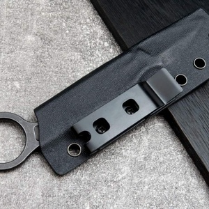 มีดพับเหล็ก D2 สำหรับตั้งแคมป์กลางแจ้ง ทำเองได้ตามสั่ง ความแข็งสูง ใช้งานได้สองแบบ พกพาสะดวก เหมาะสำหรับการล่าสัตว์และการผจญภัย - Product Image 4