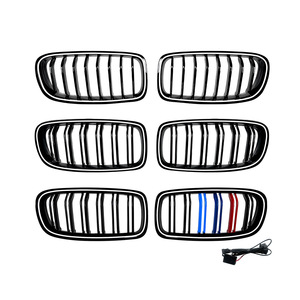 Bmw 3 Series F30 F31 F35 Led Grille With Single Or Double Lines For Modification - Product Image 5