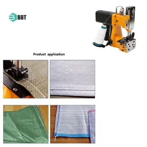 Máquina de costura portátil elétrica para embalagem de sacos de tecido, seladora portátil para uso doméstico