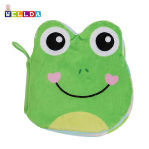 Livre en tissu 3D grenouille douce personnalisé pour l'éveil sensoriel, jouet silencieux pour bébés <span class=keywords><strong>de</strong></span> 3 à 6 <span class=keywords><strong>mois</strong></span>, ensemble d'animaux en tissu - Product Image 2