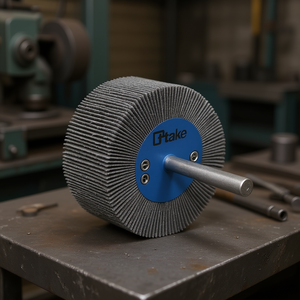 Disque à lamelles abrasif Ttake 80x20 mm, tige de 6 mm, zircone, pour le meulage des métaux - Product Image 3