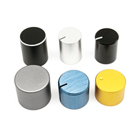 Amplificateur stéréo Hifi potentiomètre en aluminium capuchon d'encodeur usinage CNC personnalisé boutons en laiton en acier inoxydable