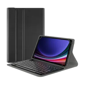 适用于三星Galaxy Tab S9可拆卸键盘通用外壳，带触摸板磁性吸附