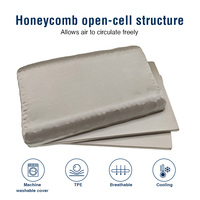 Oreiller SUPER réglable en hauteur en TPE, couches détachables en TPE et mousse, housse intérieure séparée pour soutien cervical en TPE, oreiller pour sommeil profond