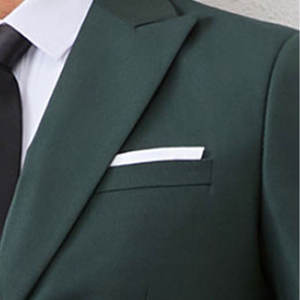 Мужской костюм из полиэстера, роскошный кремово-бежевый костюм, приталенный крой, деловой костюм для корпоративных встреч, официальная офисная одежда - Product Image 3