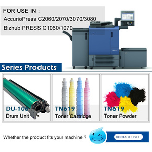 Weemay ตลับหมึก Konica Minolta ใช้งานร่วมกันได้ TN619 TN <span class=keywords><strong>619</strong></span>สำหรับ AccurioPress C2060 C3070 Bizhub PRESS C1060 C1070 TN-<span class=keywords><strong>619</strong></span> - Product Image 4
