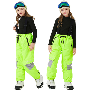 Pantalones de esquí impermeables para niños de 4 a 12 años, pantalones cálidos de esquí y snowboard para niños y niñas para deportes al aire libre - Product Image 1