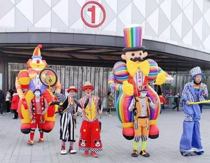 Bán buôn tùy chỉnh PVC Inflatable chú hề cơ thể phù hợp với giảm giá cung cấp Inflatable chú hề quảng cáo inflatables - Product Image 2