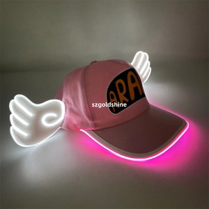 Cappellino da Baseball LED angelo luminoso per bambini e adulti cappello da camionista in Mesh regolabile con ali <span class=keywords><strong>Arale</strong></span> cappello di natale di Halloween - Product Image 2