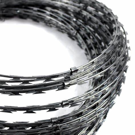 Galvanized Security Fencing Concertina Price Razor Barbed Wire