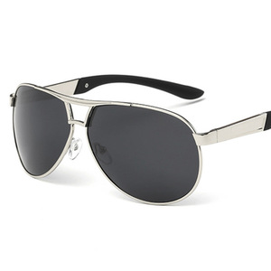 Men Polarized Sunglasses UV400 TAC Lens Copper Alloy Frame <b>Driving</b> <b>Glasses</b> Grey Aviator Style - Product Image 3
