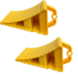 Cales de <span class=keywords><strong>roue</strong></span> robustes jaunes pour remorques, camping-cars, voitures, camions et caravanes - Product Image 5