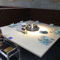 Table à vapeur sans fumée Dansen pour fondue chinoise, table à vapeur pour fondue chinoise avec grill barbecue