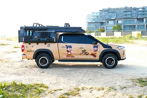 Caravana Mini 4x4 Personalizada 2026, Ligera, Impermeable, de Aluminio, Moderna, <span class=keywords><strong>para</strong></span> Camioneta Todoterreno, Fabricada en China - Product Image 4