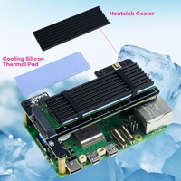 Adaptateur SSD LAFVIN M.2 NVMe pour Raspberry Pi 5 - PCIe Gen3 haute vitesse compatible avec les tailles 2230/2242/2260/2280 pour Raspberry Pi