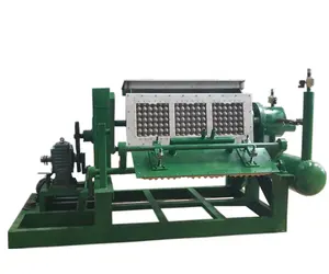 3x4 model semi automatic 2000 pcs/hr small pulp molding machine egg trays making machine