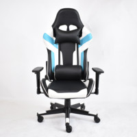 Fabricant de chaises de jeu personnalisées, chaise ergonomique en cuir à dossier haut, chaise de course avec cadre métallique, chaise inclinable, vente en gros