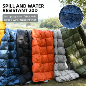 Couverture de camping en nylon recyclé écologique lavable en machine, séchage rapide, évacuation de l'humidité, pour toutes les activités de plein air par tous les temps - Product Image 2