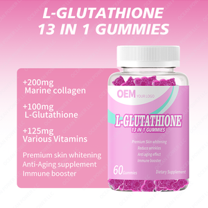 OEM/ODM L-Glutathione Gummies Collagen Vitamin tổng hợp vitamin C 13 trong 1 bổ sung Vitamin Gummy da thuần chay để chống lão hóa - Product Image 3