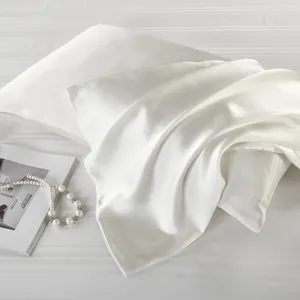 Customized 19 22 25 Momme Mulberry 100% Silk Pillowcase for Hair and Skin with Zipper or envelope type