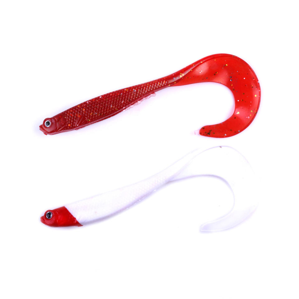 11.5cm/9g Manufacturer Silicone Bait 2 Color Outdoor Factory Direct Sale Soft Food Grade Silicone Lure