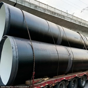 Tubería de Acero SSAW con Revestimiento de Mortero de Cemento |   Tubería Anticorrosiva de Gran Diámetro para Agua Potable - Product Image 1