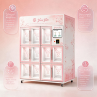 Distributeur automatique de fleurs Yunyin, paiement sans argent liquide, libre-service pour les magasins de proximité, les centres événementiels, les espaces publics
