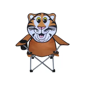 儿童户外折叠野营椅动物印花沙滩椅汤米巴哈马折叠铝沙滩椅