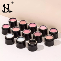 Gel d'extension rapide HS Private Label Hema Tpo Free Rose 114 Couleurs Vegan Nail Jelly UV Fournitures professionnelles pour ongles
