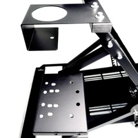 Simulateur de course pliable en acier Deluxon D39 avec support pour gobelet, supports pour levier de vitesses et pédales, prise en charge de la langue anglaise