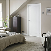 DAIYA — porte en bois MDF, design pour intérieur, de couleur blanche,